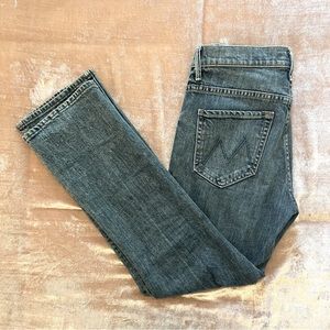 Mother The Insider cropped high-rise flared jeans 27